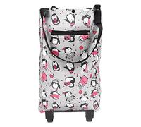 Pilipane Einkaufstrolley klappbar, Einkaufstasche mit Rollen, 2-in-1 Trolley mit Abnehmbarer Tasche, großes Fassungsvermögen, leicht, für Frauen, Supermarkt, Camping, 44 x 26 x 14 cm