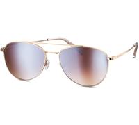 Pilotenbrille MARC O'POLO "Modell 505066", Herren, gold (goldfarben), clean, matt, metallic, Sonnenbrillen Pilotenbrille, Logoschriftzug auf dem Glas (86319218-0)