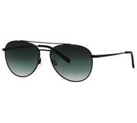Pilotenbrille MARC O'POLO "Modell 505066", Herren, schwarz, clean, matt, metallic, Sonnenbrillen, Logoschriftzug auf dem Glas (47949101-0) schwarz