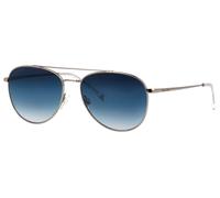 Pilotenbrille MARC O'POLO "Modell 505066", Herren, silber, clean, matt, metallic, Sonnenbrillen Pilotenbrille, Logoschriftzug auf dem Glas (84468638-0)