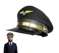 Pilotenmütze Für Erwachsene Retro Flugkapitän Rollenspiel Cosplay Uniform
