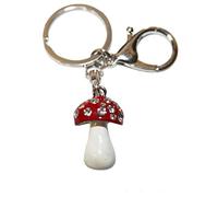 PILZ Glitzer Ring Bling Strass Anhänger Kristall Keychain Schlüsselanhänger Auto Handtasche Handyzubehör Ostern Geburtstag Jahrestag Freund Mädchen Austria (433)