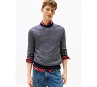 PIMA CTN CASH HERRINGBONE CREW Blau XL
