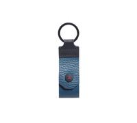 Pin Leather Keyring Schlüsselanhänger Leder N petrol blau
