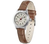 PINDOWS Damenuhren, Elegantes analoges Quarzdesign mit Lederarmband, wasserdichte modische Armbanduhr mit gut lesbarem Leuchtzifferblatt