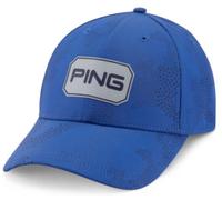 Ping Textured Camo Golf Cap, mid blue multi