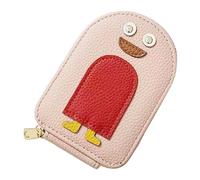 Pinguin-Kreditkarten-Geldbörse - Langlebige Kreditkartentaschen mit Mehreren Fächern | Elegante Pinguine Damen Ledergeldbörsen | Multi-Kartenpaket | Tragbarer Kartenhalter, Rosa,