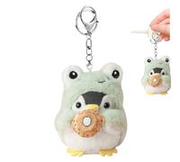 Pinguin-Stofftier - 10 cm kurzer Plüsch, weiche PP-Baumwollfüllung, tragbarer Schlüsselhalter | Perfekt als Schlüsselanhänger-Dekoration für Kinder, süßes Spielzeuggeschenk, lustiges Accessoire, tägli