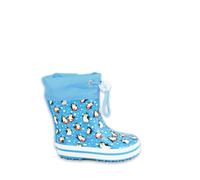Beck Unisex Kinder pinguïns Gummistiefel, Blau, 27 EU