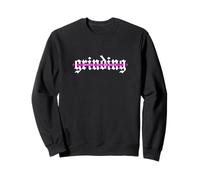 Pink Color Hustle 'Til We Rich Pink Graphic Sweatshirt