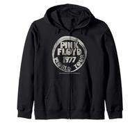 Pink Floyd 1977 World Tour Kreis-Logo im Retro-Look Kapuzenjacke