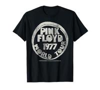 Pink Floyd 1977 World Tour Kreis-Logo im Retro-Look T-Shirt