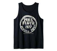 Pink Floyd 1977 World Tour Kreis-Logo im Retro-Look Tank Top