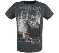Pink Floyd Animals Männer T-Shirt Charcoal Band-Merch, Bands XL