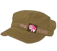 PINK FLOYD Baker-Boy-Mütze im Cord-Style Ballon-Mütze Fan-Cappy FC102534PIN Beige