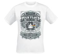 Pink Floyd DSOTM 1972 Männer T-Shirt weiß L 100% Baumwolle Band-Merch, Bands