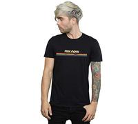 Pink Floyd Herren Prism Retro Stripes T-Shirt Schwarz Small