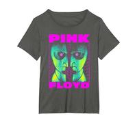 Pink Floyd Neon Division Bell T-Shirt, Damen Große Größen, Anthrazit, 2X