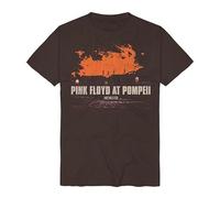 Pink Floyd Pompeii Album Cover Widescreen Männer T-Shirt braun XXL 100% Baumwolle Band-Merch, Bands