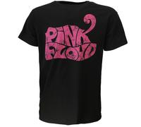 Pink Floyd Swirl Logo T-Shirt - Offizielles Merchandise S Schwarz
