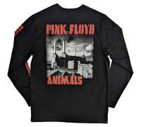 Pink Floyd T Shirt Animals Band Logo Nue offiziell Unisex Schwarz Long Sleeve XL