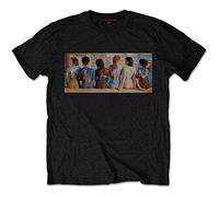 Rocks Off T-Shirt Pink Floyd Body Paint Album Covers Herren Schwarz Größe L