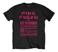 Pink Floyd T Shirt Live Metrodome 1988 Band Logo Nue offiziell Herren Schwarz XL