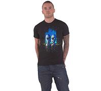 Rockoff Trade Herren T-Shirt Pink Floyd Division Bell Drip Gr. M, Schwarz