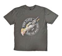 Pink Floyd T Shirt Wish You were Here 1975 Nue offiziell Unisex Charcoal Grau XL