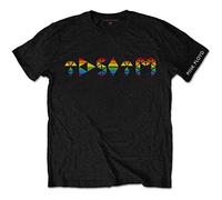 Pink Floyd - T-Shirt # Xl Black Unisex # Dark Side Prism Initials