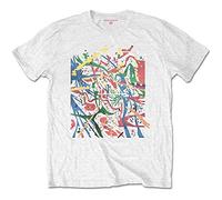 Pink Floyd - T-Shirt # Xxl White Unisex # Pollock Prism
