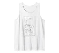 Pink Floyd The Division Bell Arbeits-Zeichenraster Tank Top
