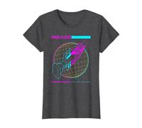 Pink Floyd Wish You were Here Grid T-Shirt, Damen, Anthrazit Meliert, XXL