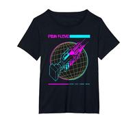 Pink Floyd Wish You were Here Grid T-Shirt, Damen Große Größen, Schwarz, 2X