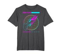 Pink Floyd Wish You were Here Grid T-Shirt, Herren Große Größen, Anthrazit Meliert, 2X Tall