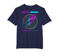 Pink Floyd Wish You were Here Grid T-Shirt, Herren Große Größen, Marineblau, 2X Tall