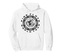 Pink Floyd World Tour Globus Flying Pigs Graphic Pullover Hoodie