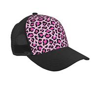 Pink Leopard Baseball Cap Dad Hat Trucker Hat Damen Herren Snapback Verstellbarer Modischer Trendiger Hip Hop Hut Low Profile