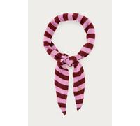 Pink-rot gestricktes Dreieckstuch mit Streifen | My Jewellery One size Pink