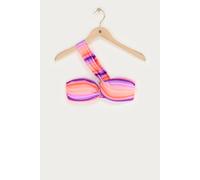 Pinkes asymmetrisches One-Shoulder Bikini-Oberteil mit Farbverlauf | My Jewellery XS Pink