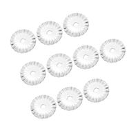 Pinking Rotary Klingen 45mm, 10er Pack für Leder, Stoff, Papier, Nähwerkzeuge