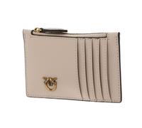 PINKO Airone Cardholder Beige - Smoke Grey - Antique Gold