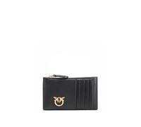 PINKO Airone Cardholder Black - Antique Gold