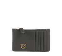 Pinko Airone Kreditkartenetui khaki, fein genarbtes Rindsleder, Damen