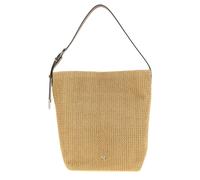 PINKO Beigefarbene Umhängetasche aus Rindsleder Beige