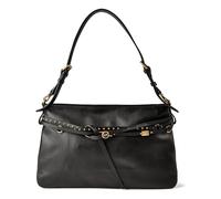 PINKO Belt Bag Big Schultertasche Leder 40 cm schwarz