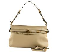 PINKO Belt Bag Classic Vitello Morbido Beige - Grigio - Antique Gold