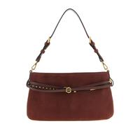 PINKO Bordeaux Schultertasche aus Rindsleder Mehrfarbig