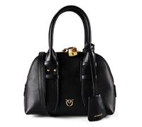 PINKO Bowling Bag Handtasche Leder 21 cm schwarz