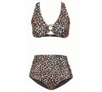 PINKO Cannoncino Bikini Multicolour: Black/beige Größe: XS | Bikinis Outlet | Damen | Schwarz